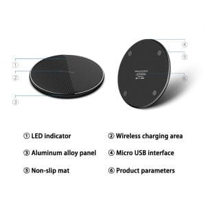15W Fast Wireless Charger Pad